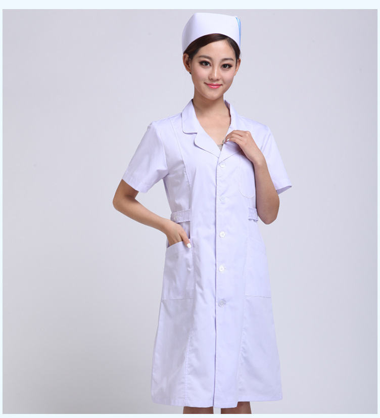 護(hù)士服夏裝白se葫蘆領(lǐng)\工作服 廠家